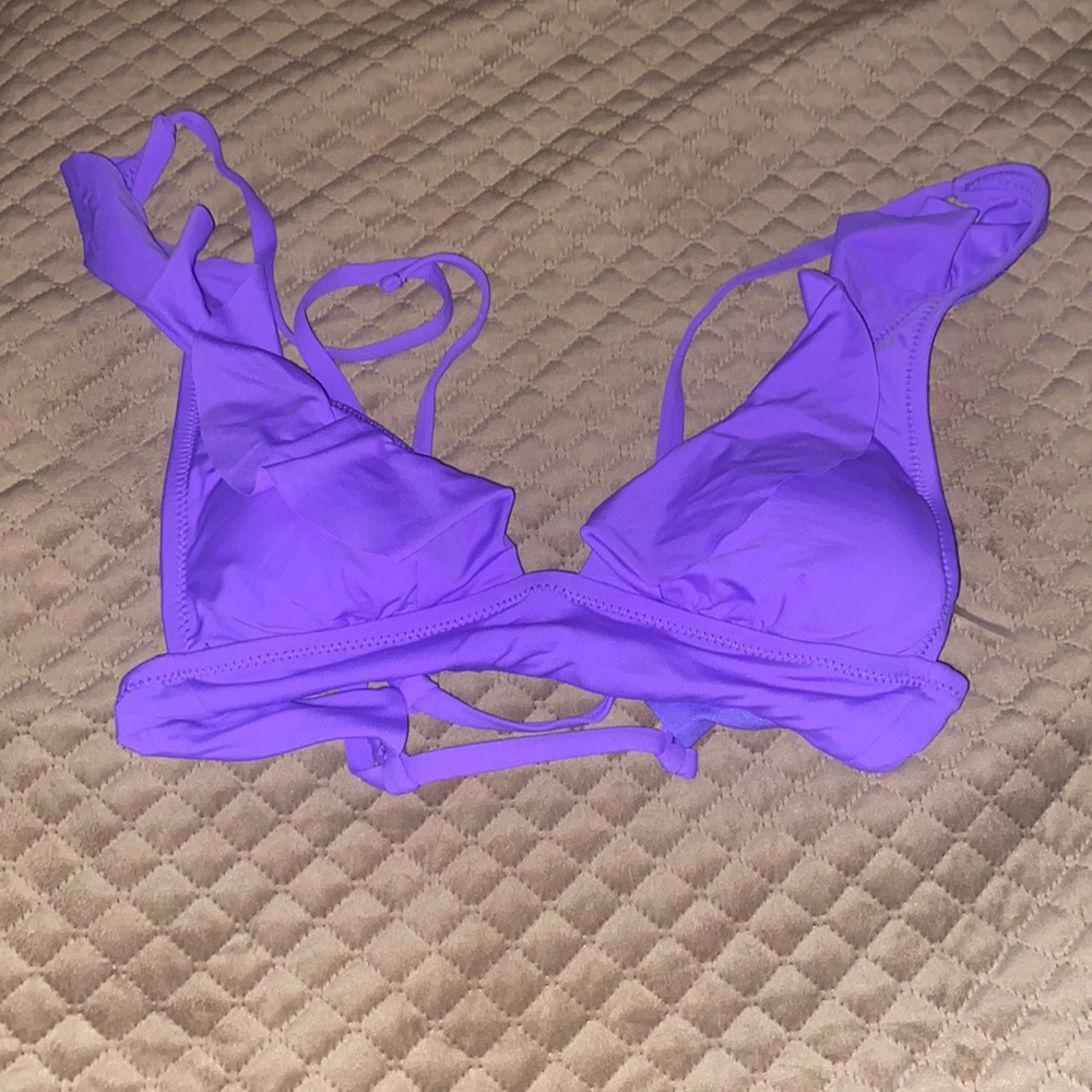 Shade & Shore Purple Swim Top
